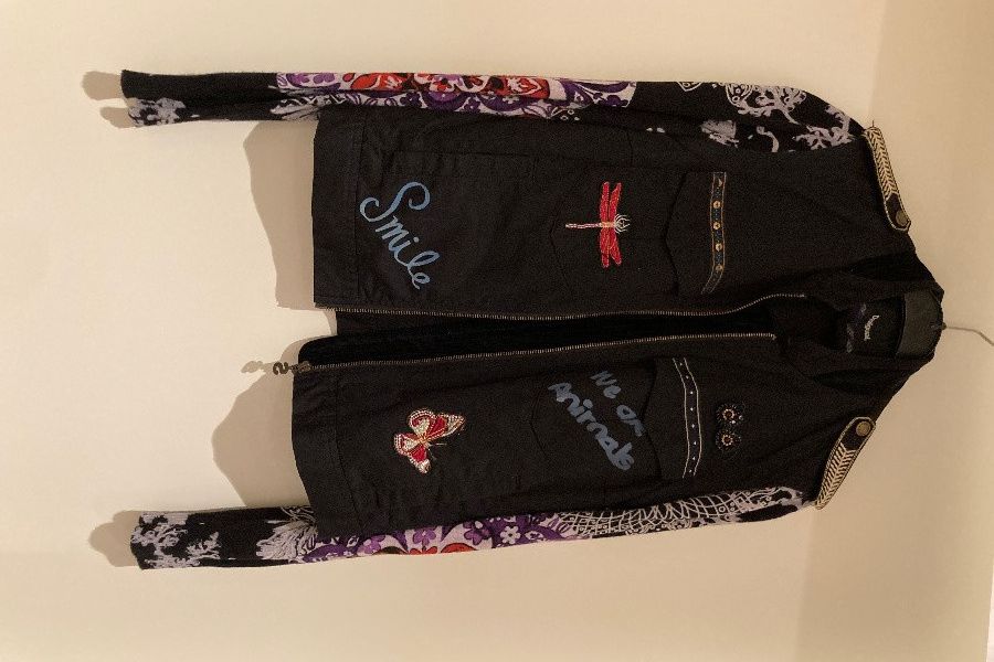 Desigual-Stoffjacke mit Strick-Ärmeln - Bild 3