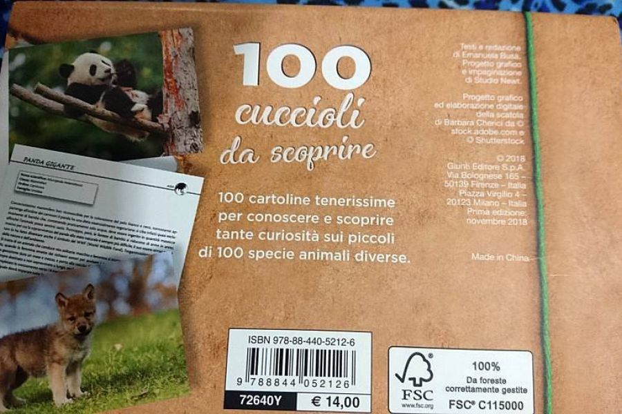 100 cuccioli  Karten Tierbabies, Welpen ... Cartoline animali - Bild 3