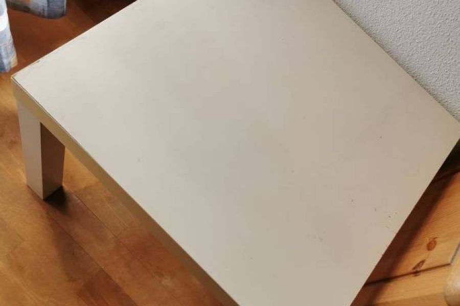 Ikea Beistelltisch weiß 55 x 55 cm - Bild 1