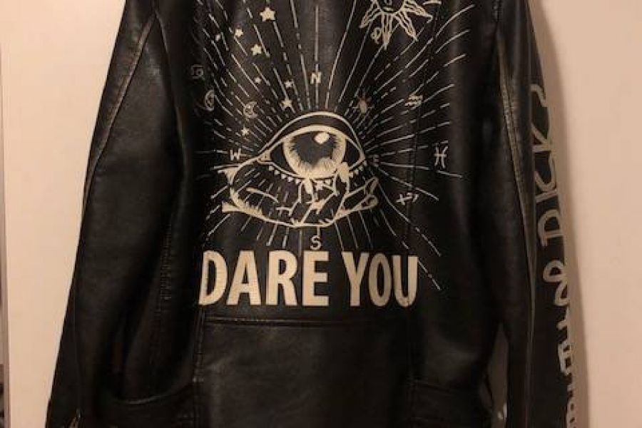 Lederjacke Marke Pull&Bear - Bild 3