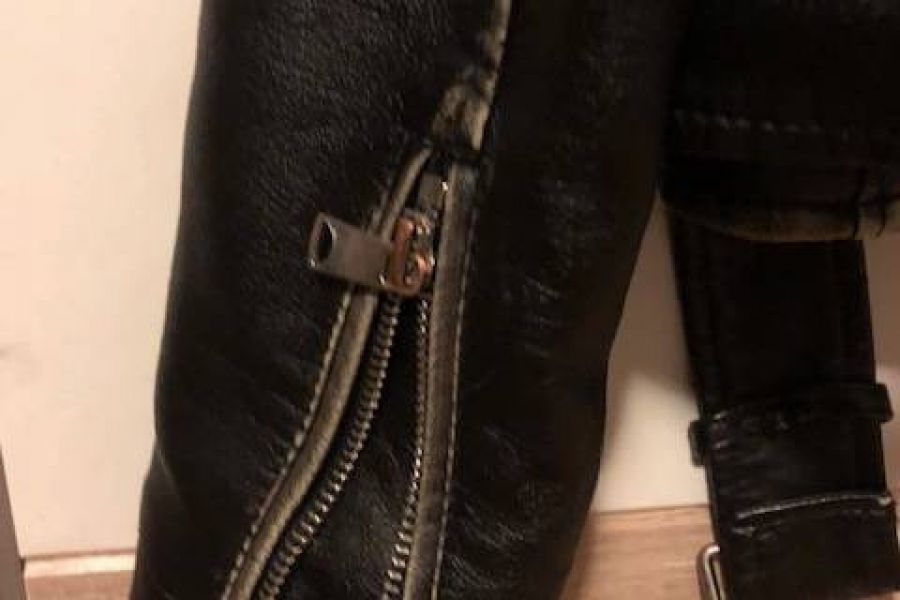 Lederjacke Marke Pull&Bear - Bild 4