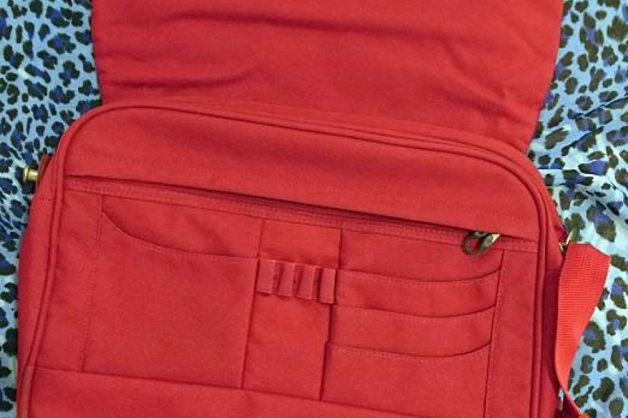 Samsonite Reise / Laptop Tasche Rot - Bild 2