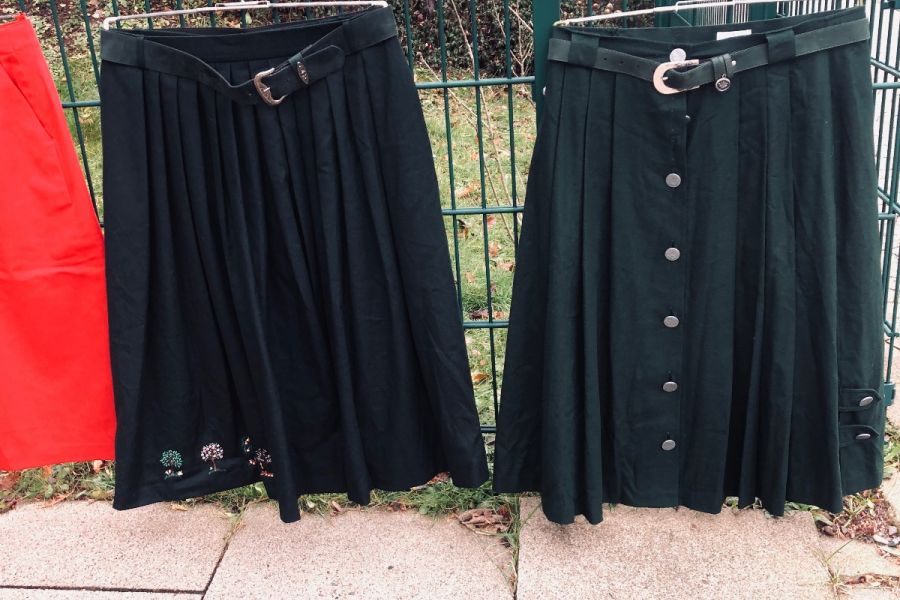 Trachten Loden Rock Kleid Weste Hut - Bild 3