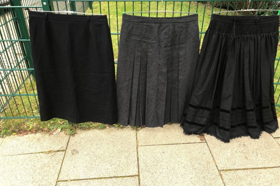 Trachten Loden Rock Kleid Weste Hut - Bild 4