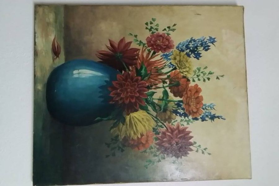 Blumen-Bild auf Leinwand - Bild 2