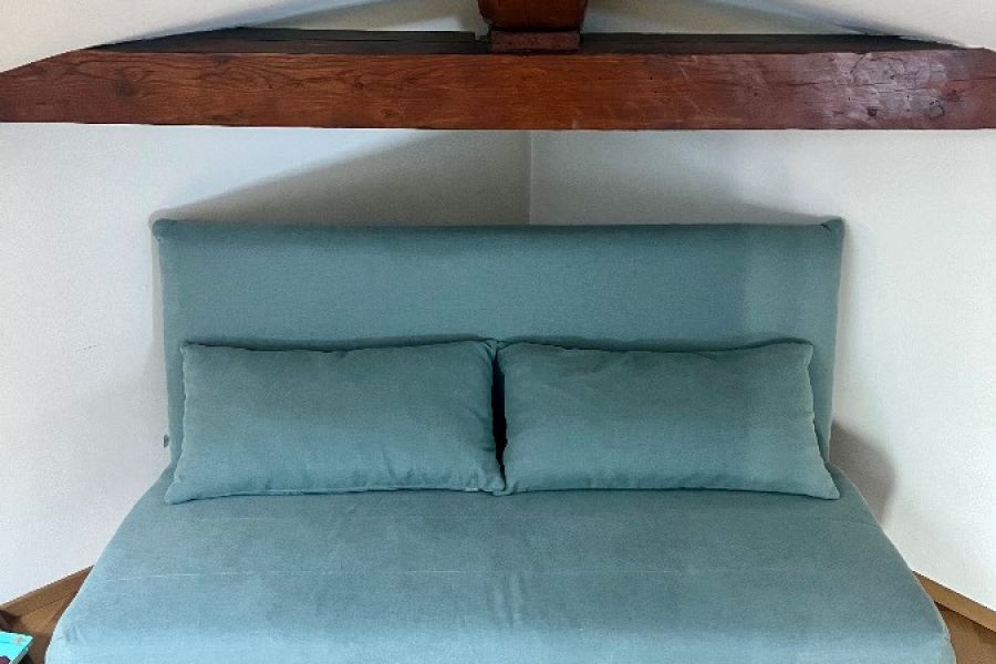 Schlafsofa “Nio” von Maison du Monde, Seegrün, ausklappbar - Bild 1