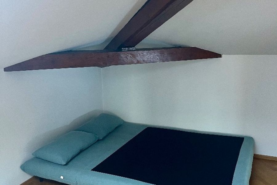 Schlafsofa “Nio” von Maison du Monde, Seegrün, ausklappbar - Bild 4