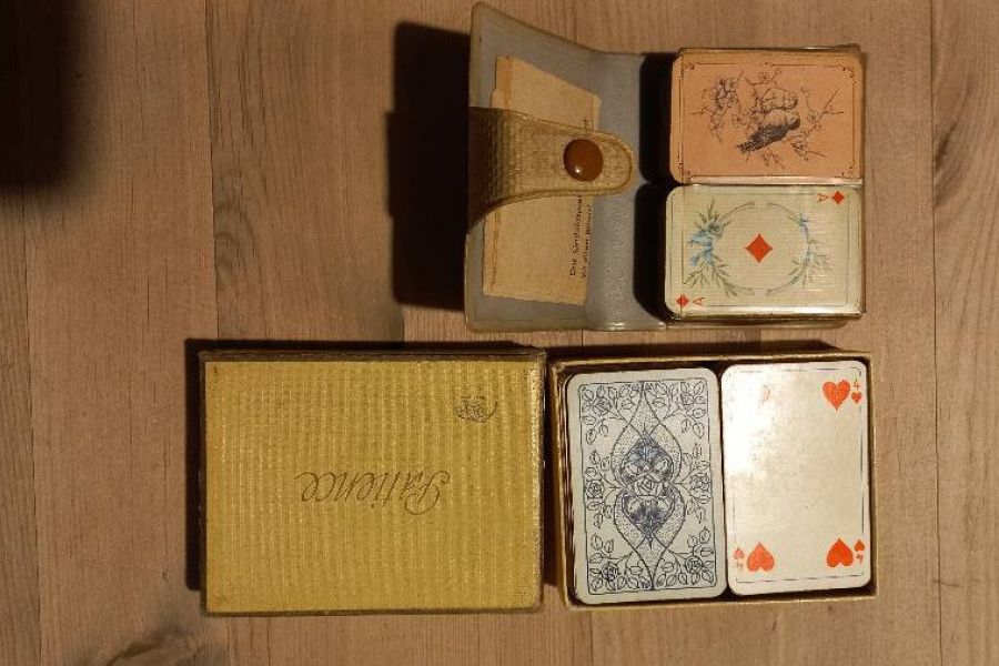 Alte Spielkarten (verschiedene, komplett) - Bild 5