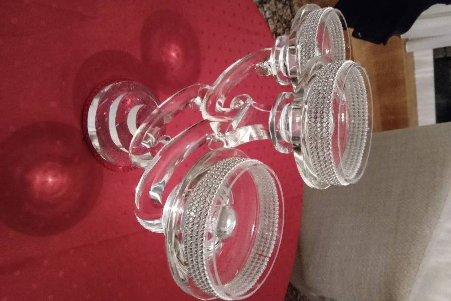 Kerzenleuchter Glas - Bild 2