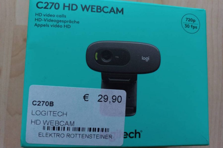 Logitech C270 HD Webcam NEU - Bild 1