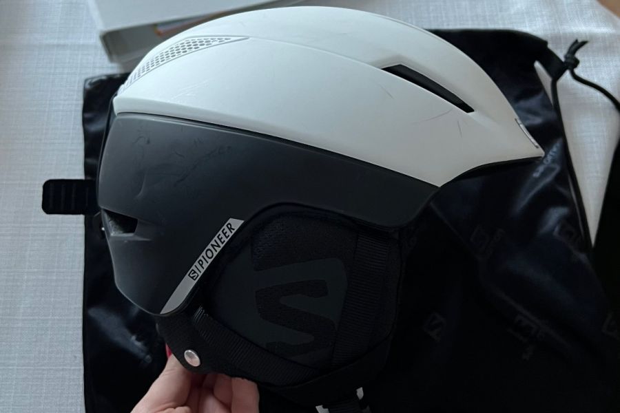 Skihelm/ Casco Salomon Pioneer weiß Erwachsene Größe M = 56-59cm - Bild 2