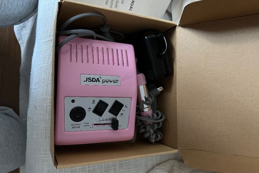 Professioneller Nagelfräser rosa/ Fresa unghie rosa - Bild 2