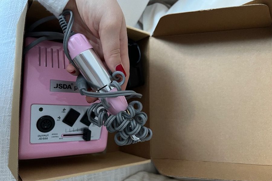 Professioneller Nagelfräser rosa/ Fresa unghie rosa - Bild 3