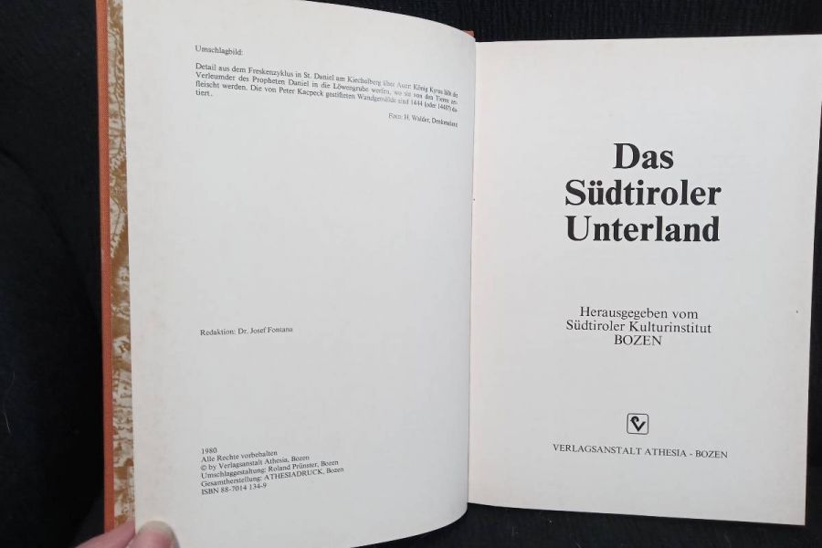 Buch: Das Südtiroler Unterland - Athesia - 1980 - Bild 2