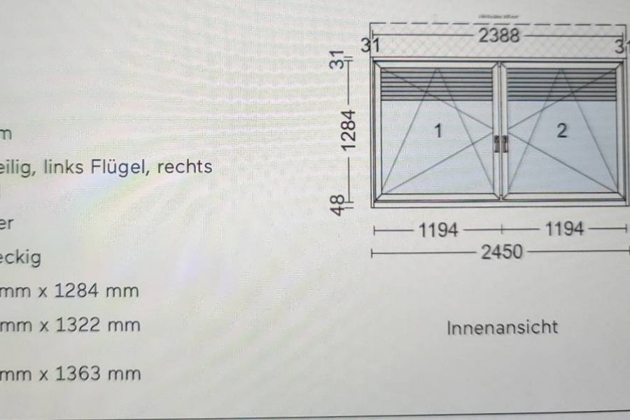 Verkaufen neue Fenster WG nicht Gebrauch inkl. Sonnenschutz - Bild 4