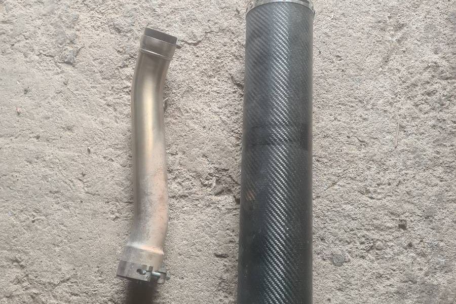 Sportauspuff und motorsdständer v+ h - Bild 3