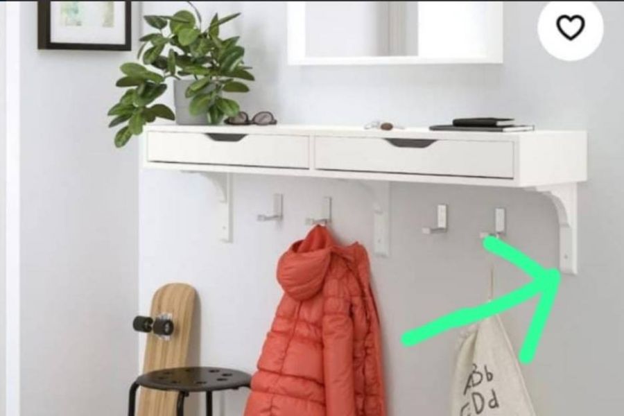 Wandregal mit Schubladen - Bild 1
