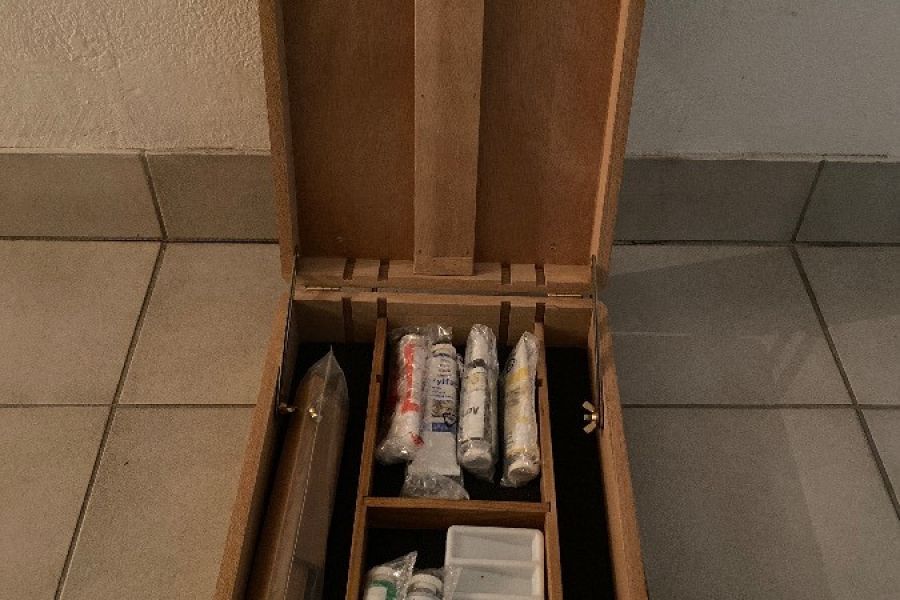 Tschibo Reiseset Staffelei mit 6 Acrylfarben - Bild 2