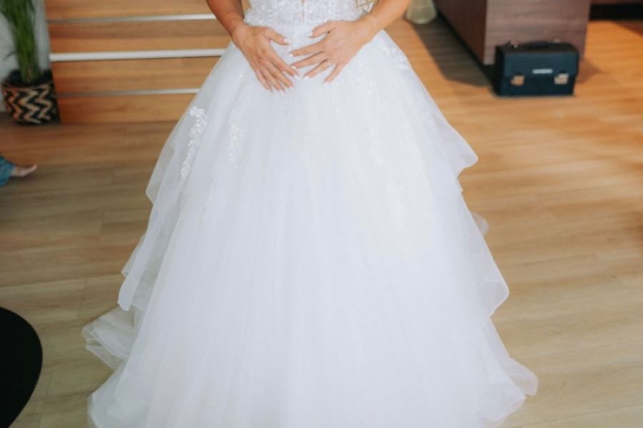 Verkaufe mein Hochzeitskleid - Bild 3