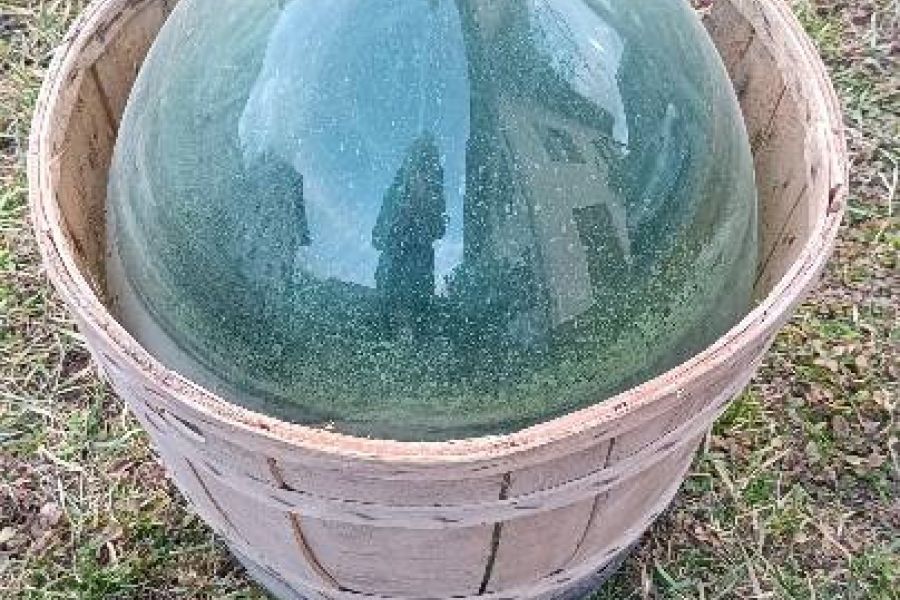 Antiker Weinbehälter aus Glas - Bild 1