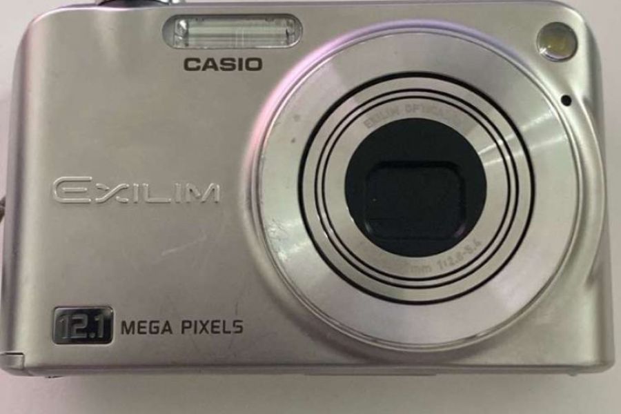Casio exilium ex-z1200 Digitalkamera mit Ledertasche handmade - Bild 1
