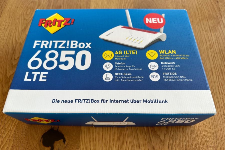 AVM Fritz!Box 6850 LTE deutsch (Dezember 2023)Neuware Originalverpackt - Bild 2