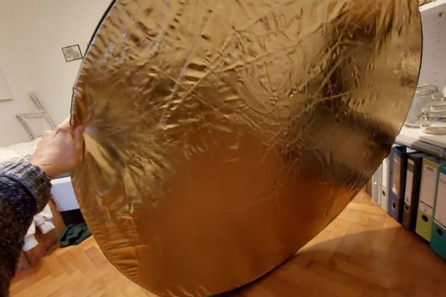 Kamerastativ und Reflektor (faltbar) - Bild 5