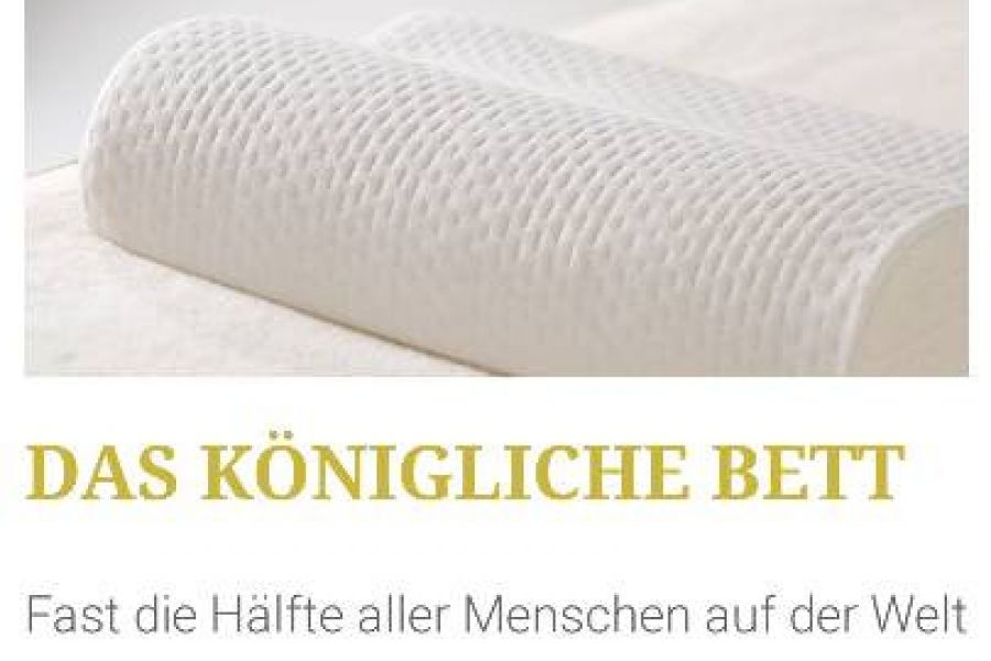 Riedeck königliches  Bett ,zwei Oberbetten und Kopfkissen - Bild 4
