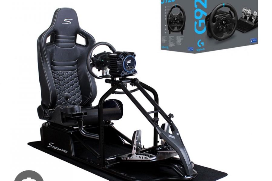 Verkaufe speedmaster sim schwarz mit logitech 9023 - Bild 1