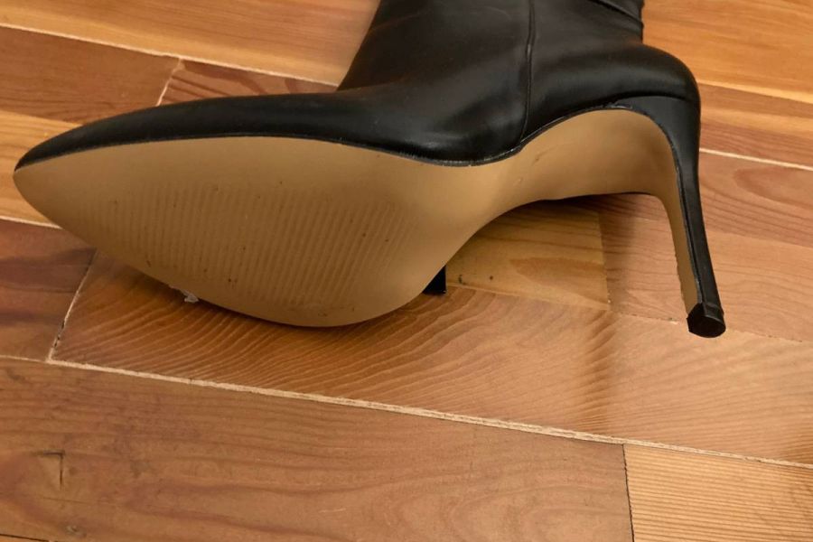 Lederstiefel schwarz NEU - Bild 2