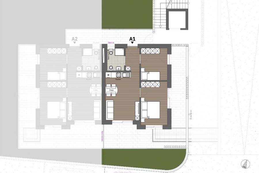 A1: Exklusive 3-Zimmer-Wohnung in der White Residence in Brixen - Bild 2