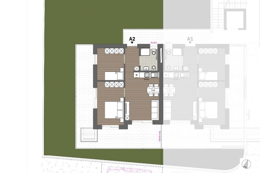 A2: Exklusive 3-Zimmer-Wohnung in der White Residence in Brixen - Bild 2