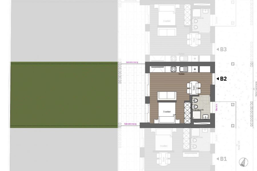 B2: Exklusiver Monolokal  in der White Residence in Brixen - Bild 2