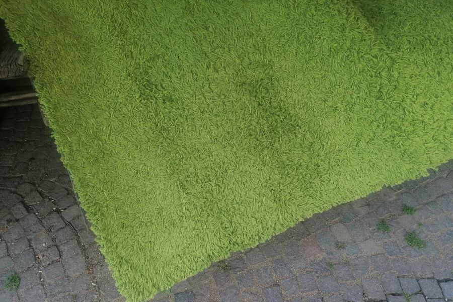 Teppich grün 130 x190m wie neu, kaum genutzt - Bild 3
