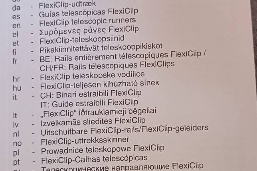 FlexiClips HFC71 Vollauszüge für Miele Backöfen - Bild 3