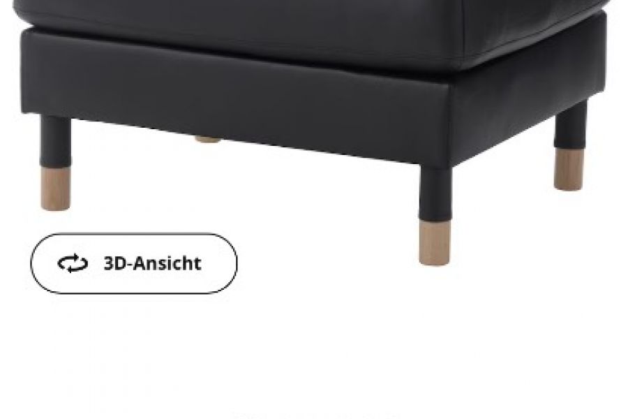 Ikea Sofa mit Hocker - Bild 5