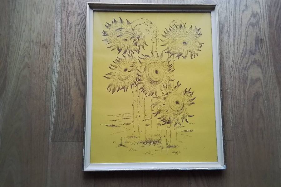 Sonnenblumen Gemälde - Bild 3
