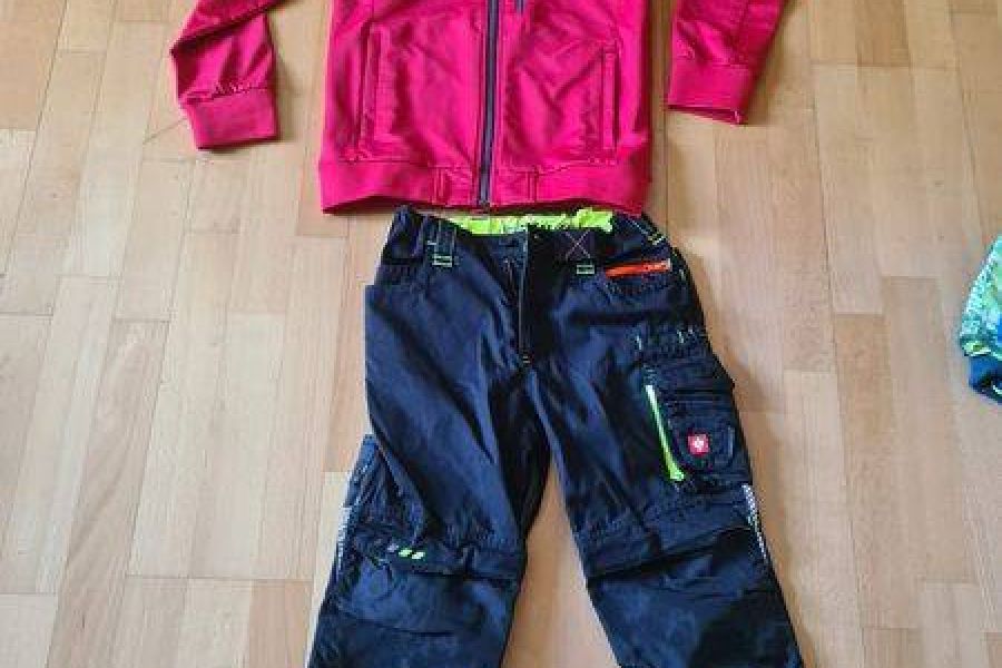 Arbeithose und Jacke gr 134/140 - Bild 1