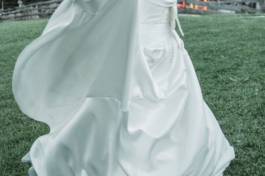 Hochzeitskleid Alberto Palatchi - A Linie - Bild 4