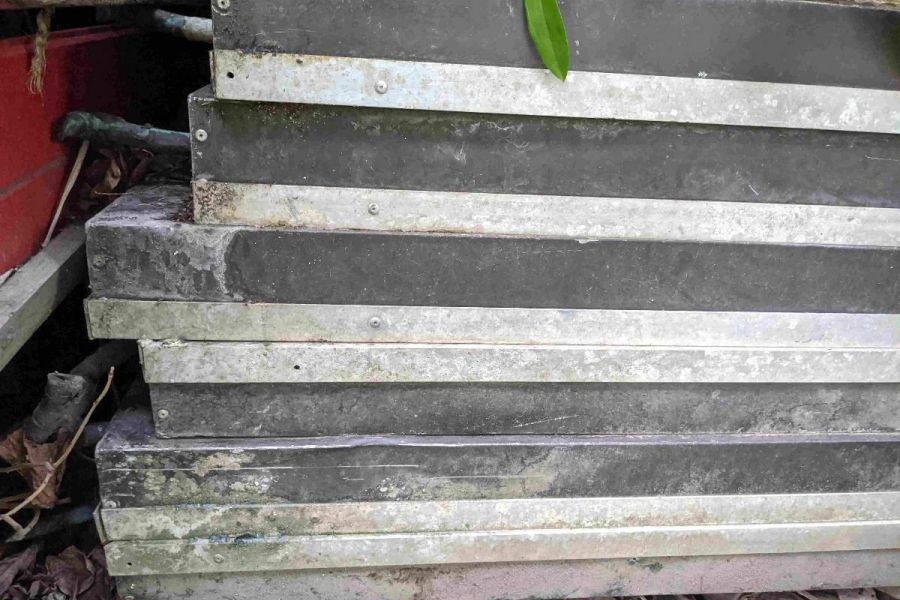 Solarmodule 200x75cm aus Glas, Kupferkollekto und Aluwanne 6 Stück - Bild 1