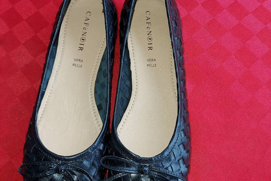 Ballerina  Leder  schwarz , NEU Größe 38,5 - Bild 2