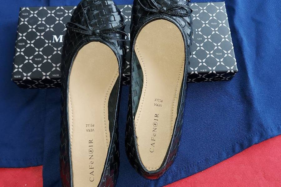Ballerina  Leder  schwarz , NEU Größe 38,5 - Bild 5