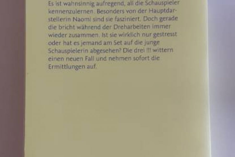 Die drei !!! - Tatort Filmset - Bild 1