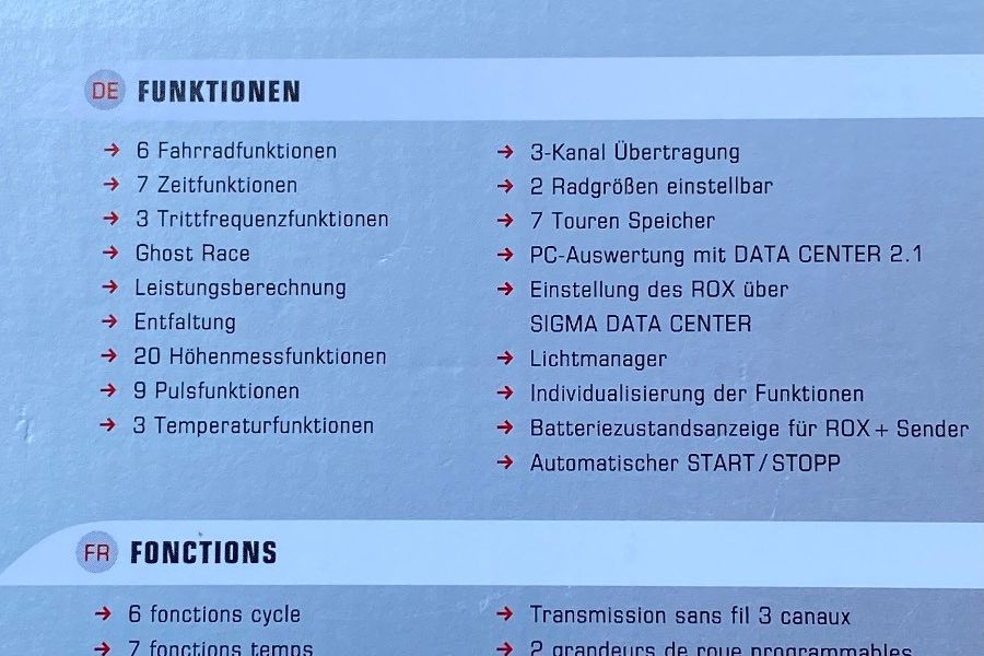 Fahrradcomputer Sigma Rox 9.1 - Bild 4