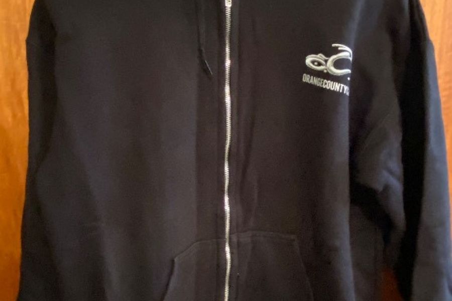 Harley Hoodie OrangeCounty, schwarz, Baumwolle, Größe L - Bild 1