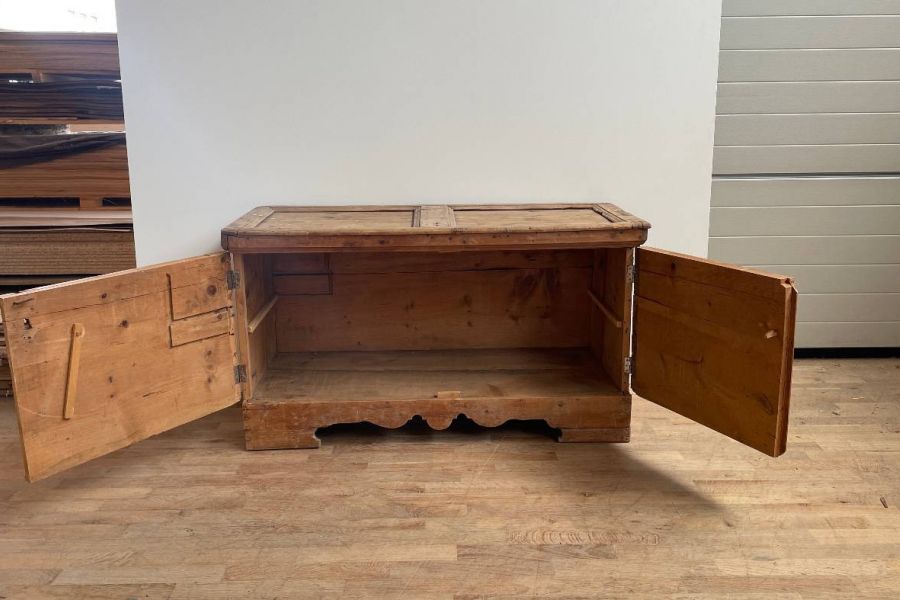 Antike Truhe aus Zirm - Bild 3