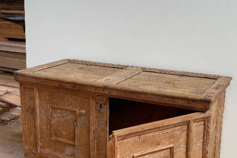 Antike Truhe aus Zirm - Bild 4