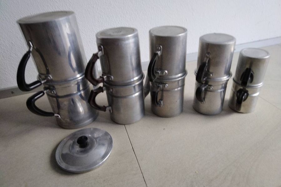 Alte napolitanische Kaffeekanne - Bild 1
