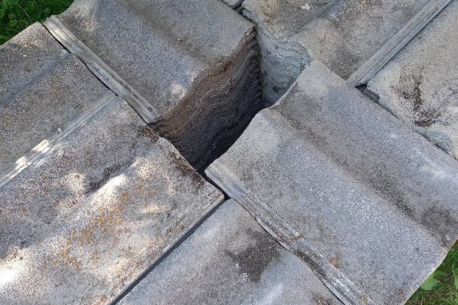 Dachziegel, grau, 900 Stück - Bild 2