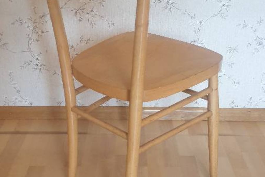 Buchenholz-Stühle, Vintage 50er/60er - Bild 2